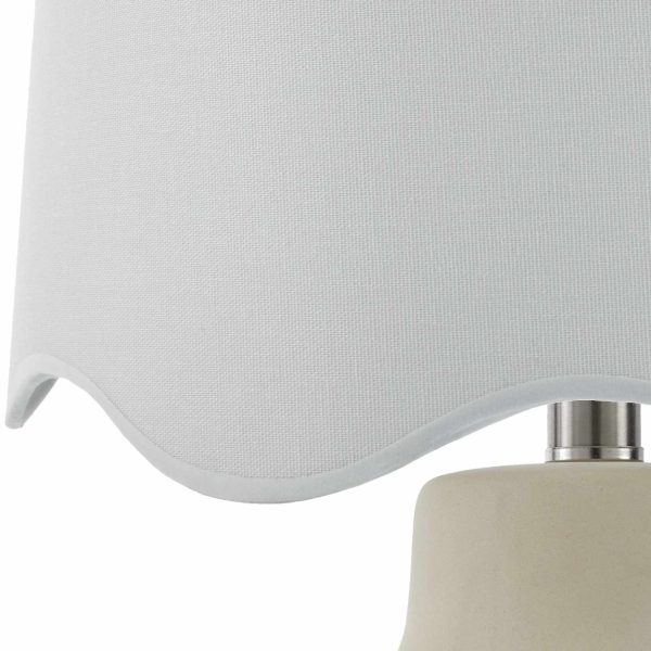 Pojezerje Cream & White Table Lamp Online Sale - Image 3