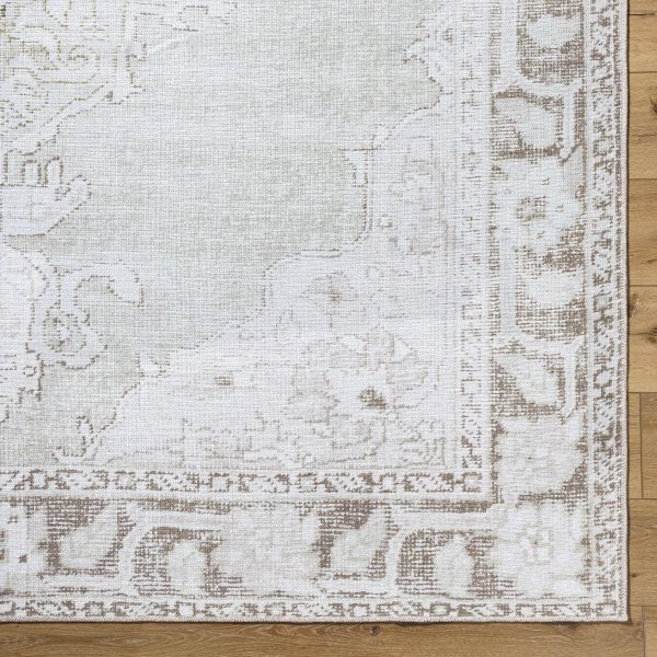 Livabliss x Our PNW Home Rainier Medallion Gray Washable Rug on Sale