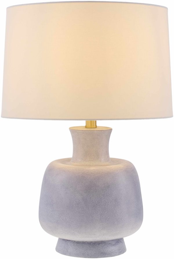 Gifflenga Textured Blue Resin Table Lamp Supply - Image 2