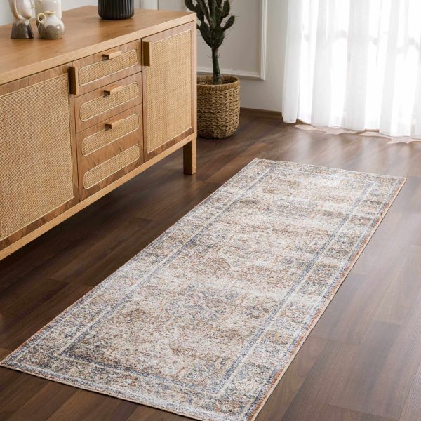 Arias Blue Flat Pile Washable Rug Hot on Sale - Image 5