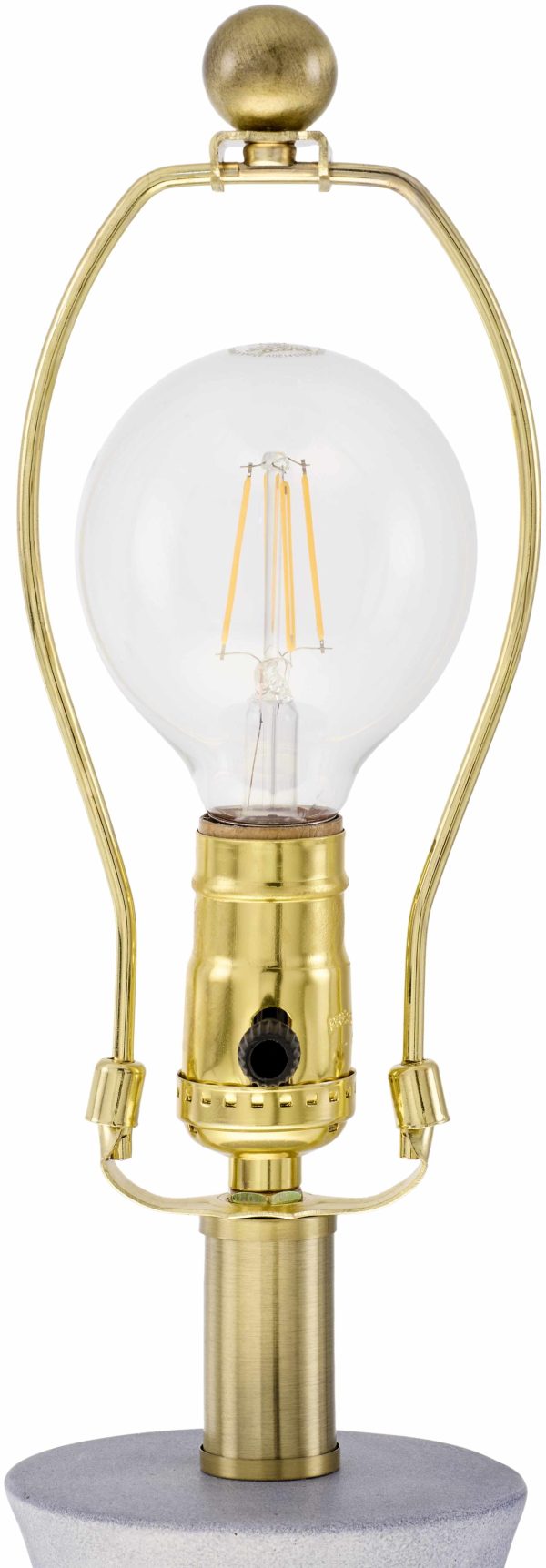 Gifflenga Textured Blue Resin Table Lamp Supply - Image 4