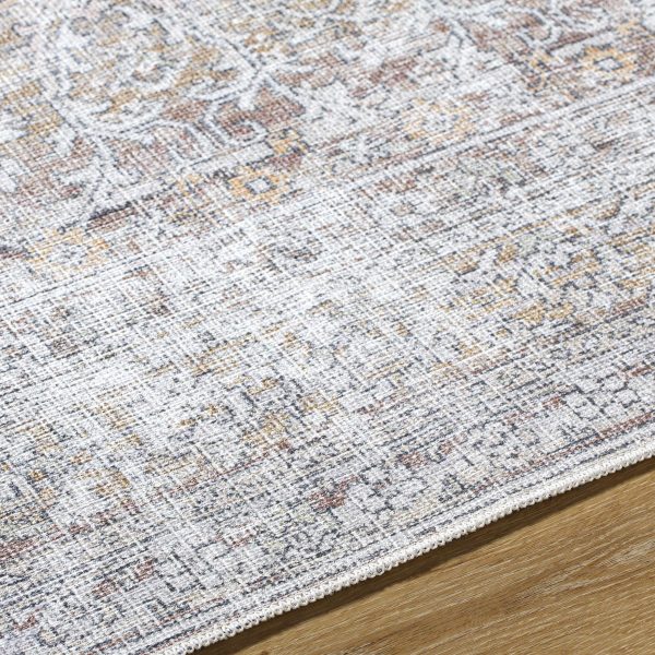 Our PNW Home Rainier Damask Dark Brown Washable Rug Online Hot Sale - Image 2