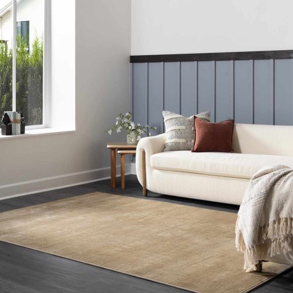 Custom Size Lori Light Brown Rug For Discount