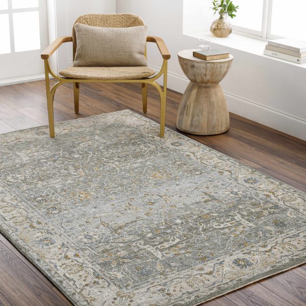 Aviva Teal Textured Rug with Fringes For Sale