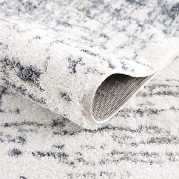 Kanon Navy Abstract Area Rug For Cheap - Image 4
