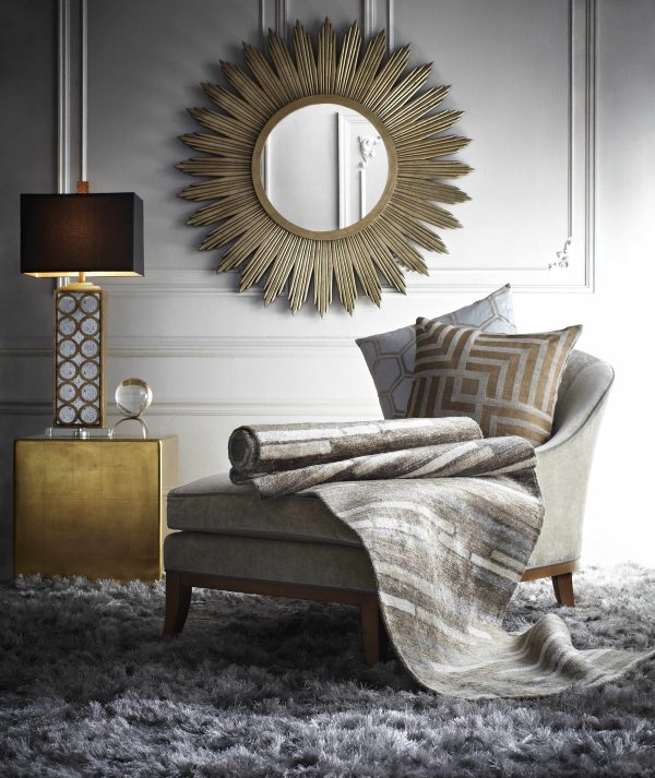 Anvik Tan Maze Throw Pillow - Clearance Online Hot Sale