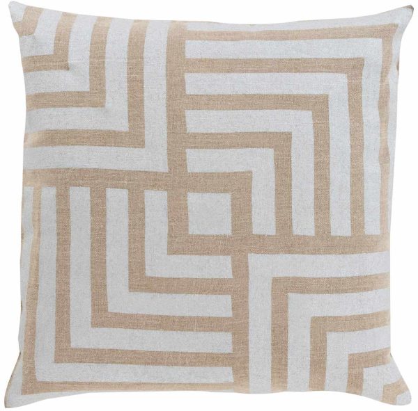 Anvik Tan Maze Throw Pillow - Clearance Online Hot Sale - Image 3
