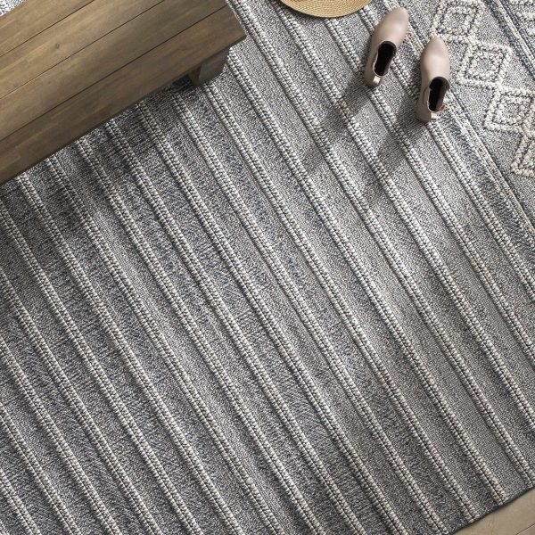 Beige Blue Dekel Area Rug - Clearance For Sale