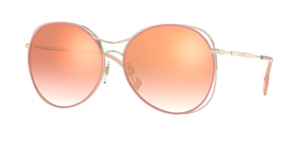 Burberry BE3105 Round Sunglasses Cheap - Image 5