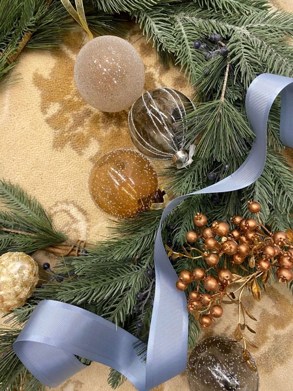 Pine and Berries Wreath For Sale - Image 3